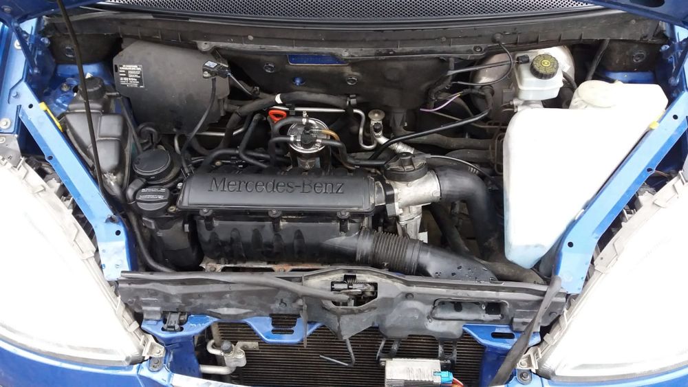 Bot bara capota aripa far mercedes a class w168 a170 cdi albastru 933