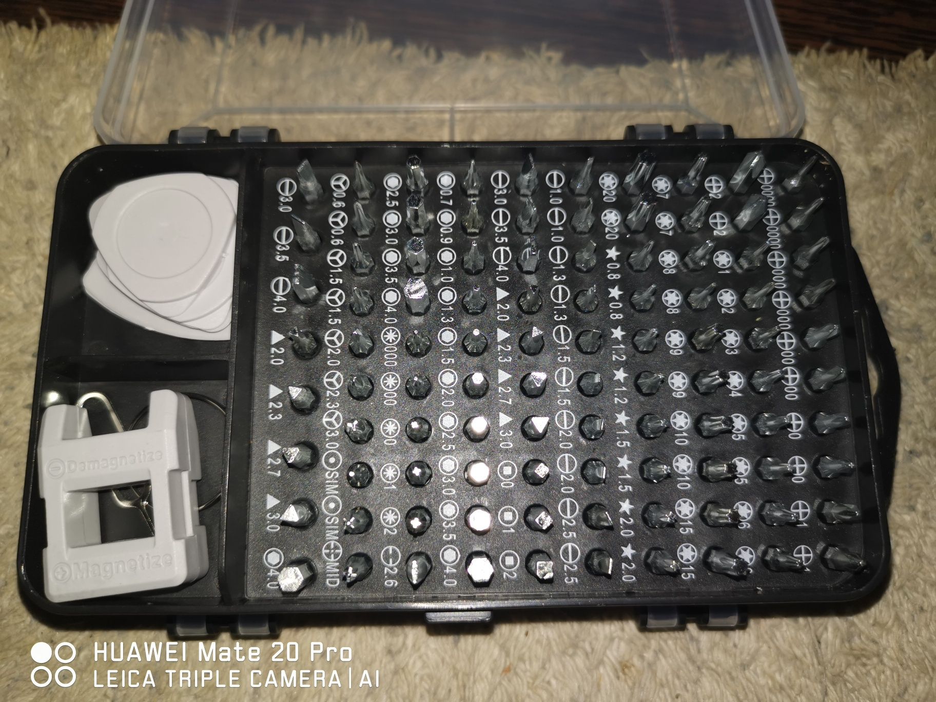 Set trusa de precizie 115 piese