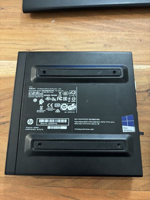 HP EliteDesk 800 G2 Desktop Mini- I7, 16GB Ram, 128SSD