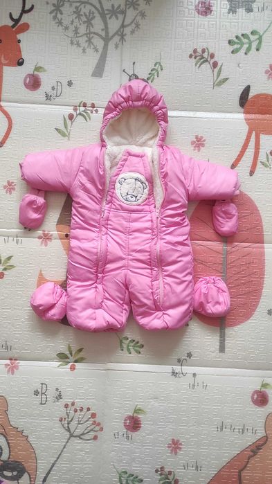 Детски зимен космонавт (за момиче) р-р 62-68