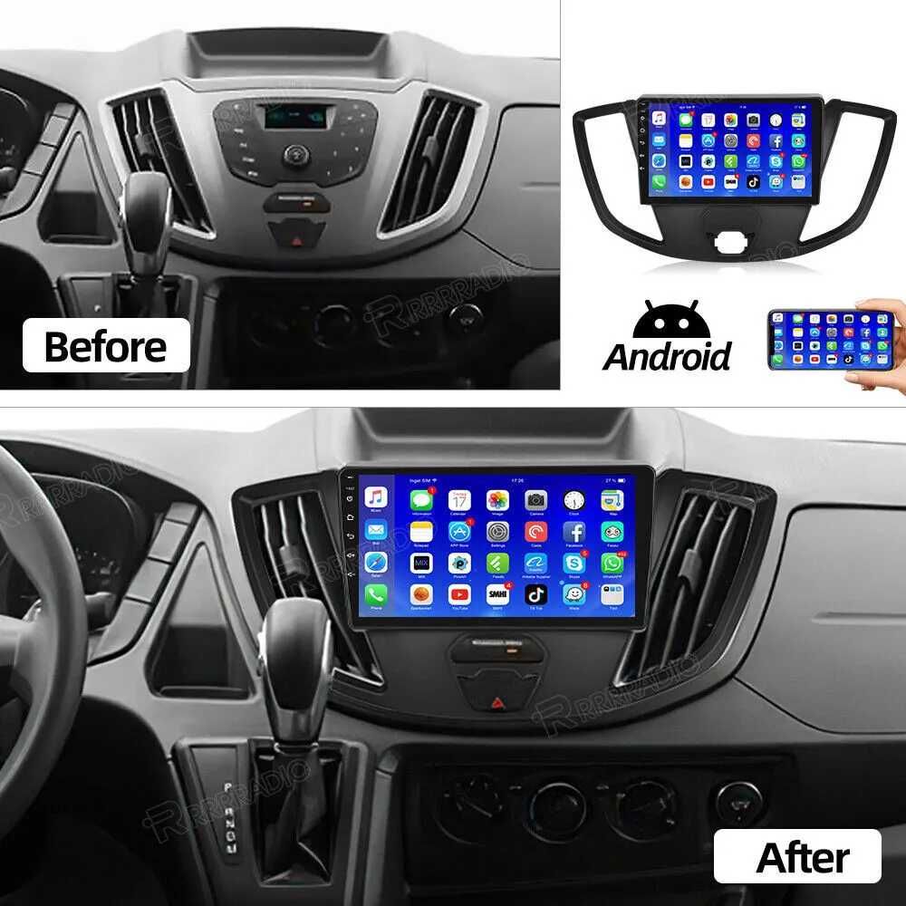 Мултимедия за Ford Transit Двоен дин Android Навигация дисплей Андроид