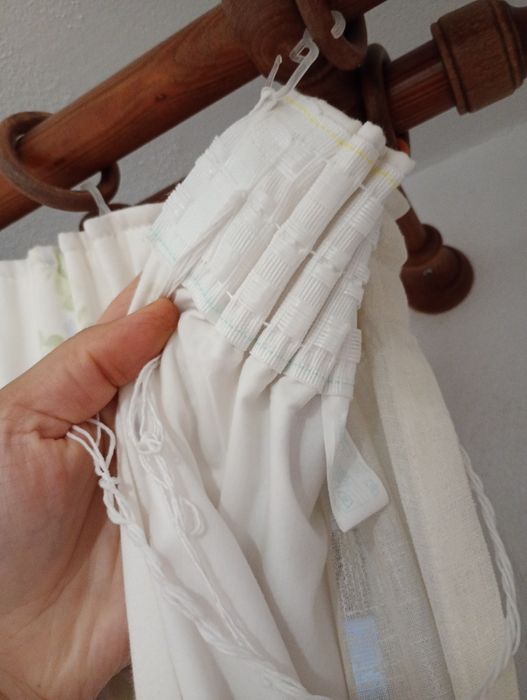 2 seturi draperii bumbac  crem