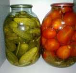 Продам маринованные огурцы и помидоры