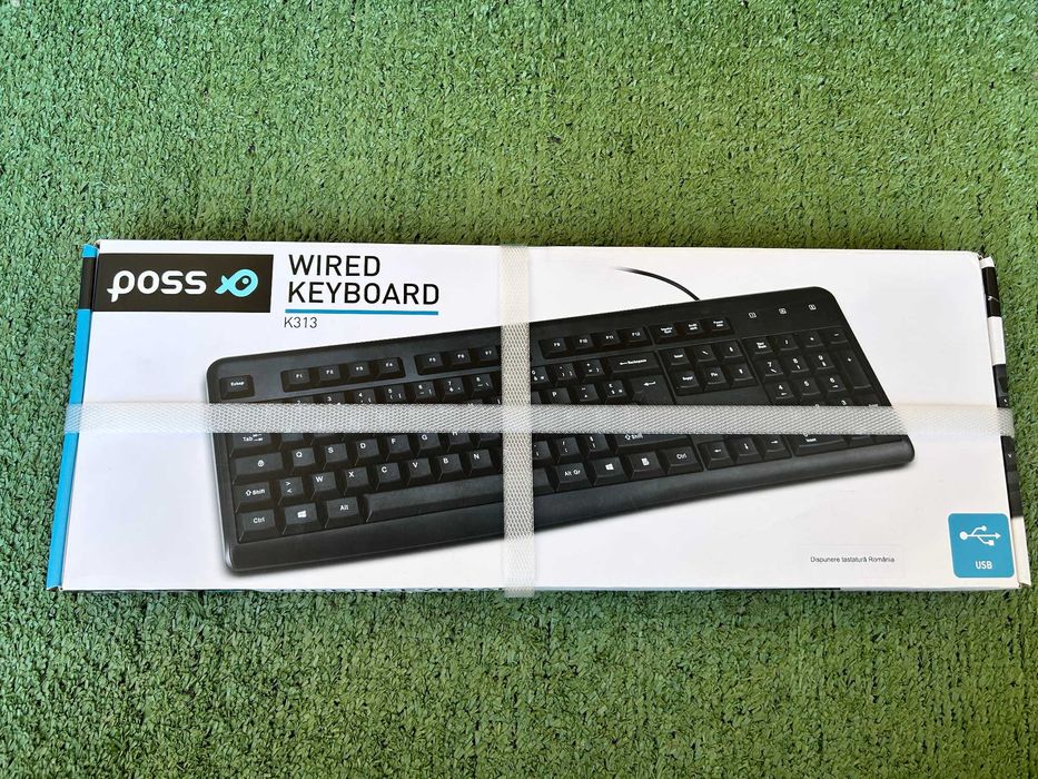 Tastatura cu fir Poss K313BK, Negru