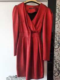 Платье красное 44 размер