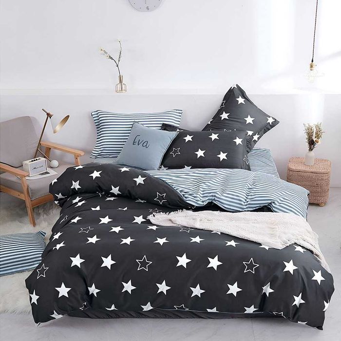 Двулицево спално бельо, 4 части