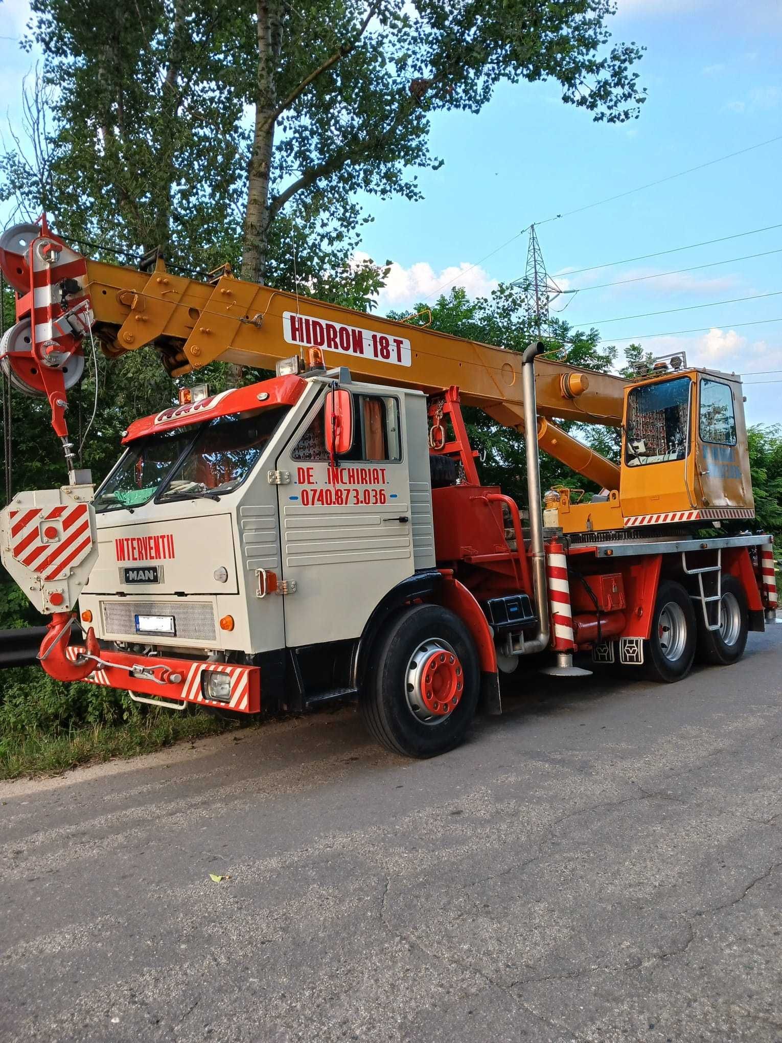 Inchiriere macara 1600 lei/zi