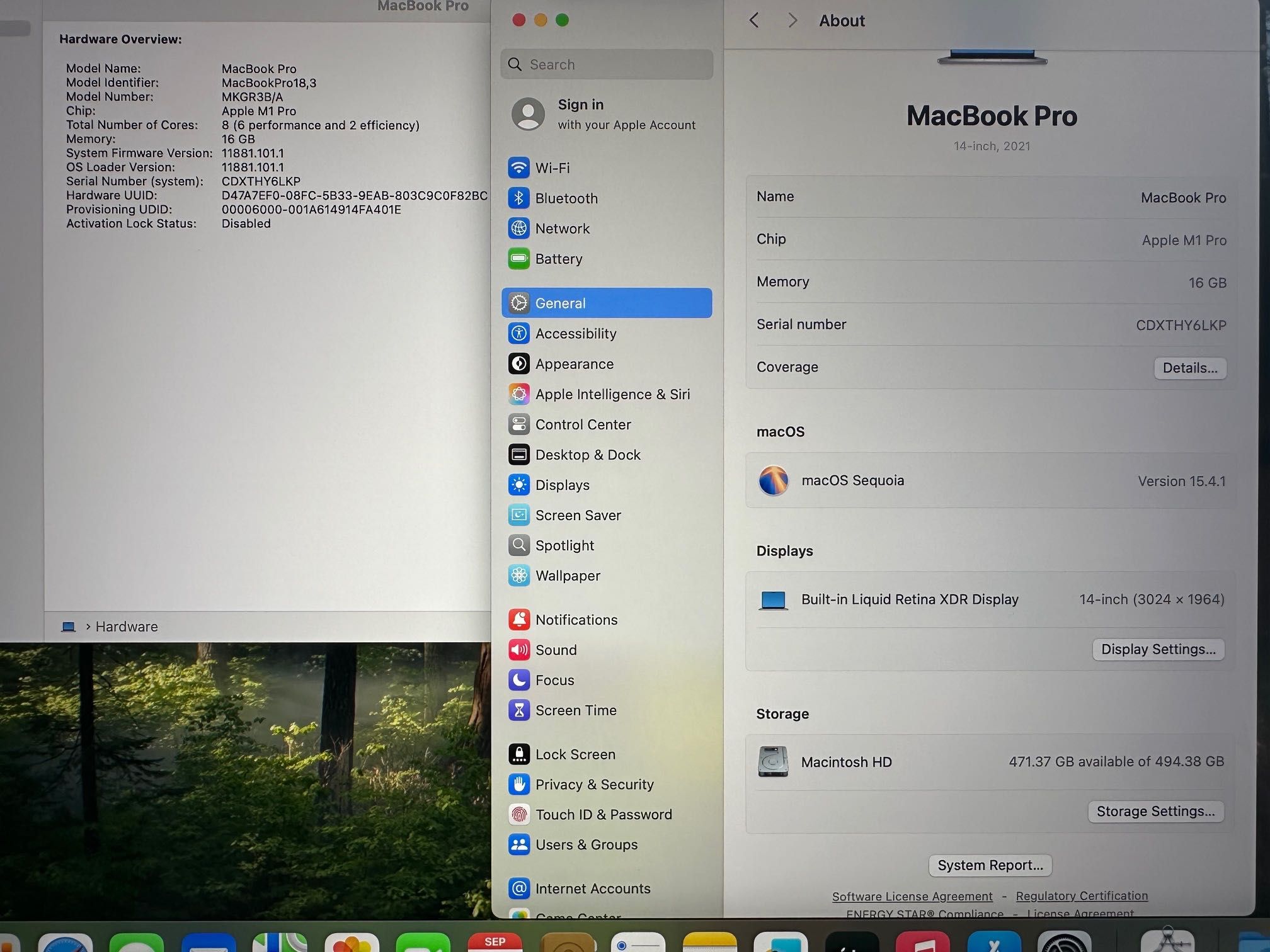 MacBook Pro 14" M1 PRO 8-CPU, 14-GPU, 16RAM, 512SSD В ГАРАНЦИЯ