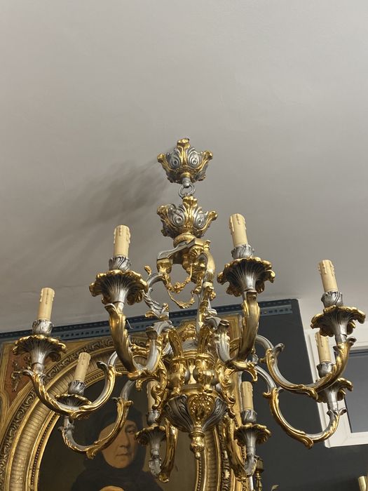 Candelabru/lustra/ bronz masiv