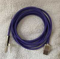 Baseus USB кабел iphone 2метра лилав