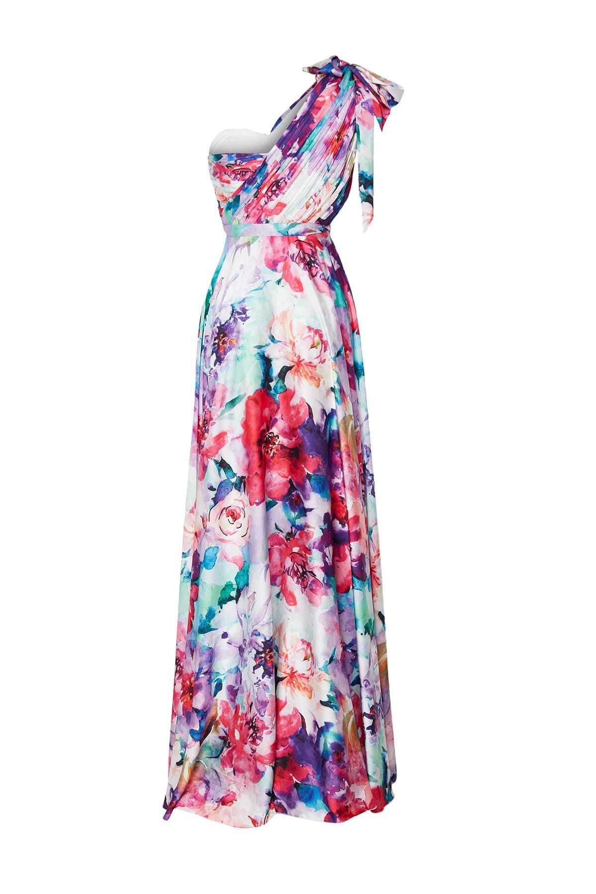 Rochie trendyol imprimeu floral marimea 42 noua cu eticheta