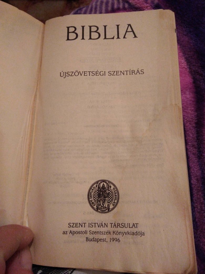 Biblia veche din 1996
