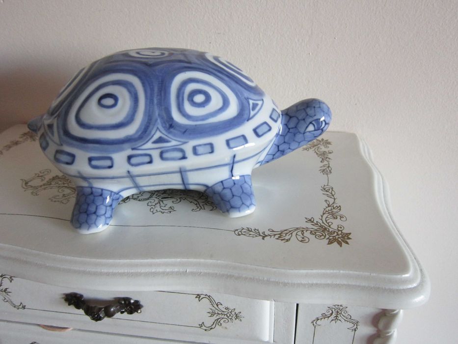 cadou rar feng shui Broască Țestoasă Marină handmade Thailanda 1980