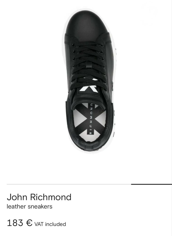 John Richmond Оригинални Сникърси, Два Модела, Нови