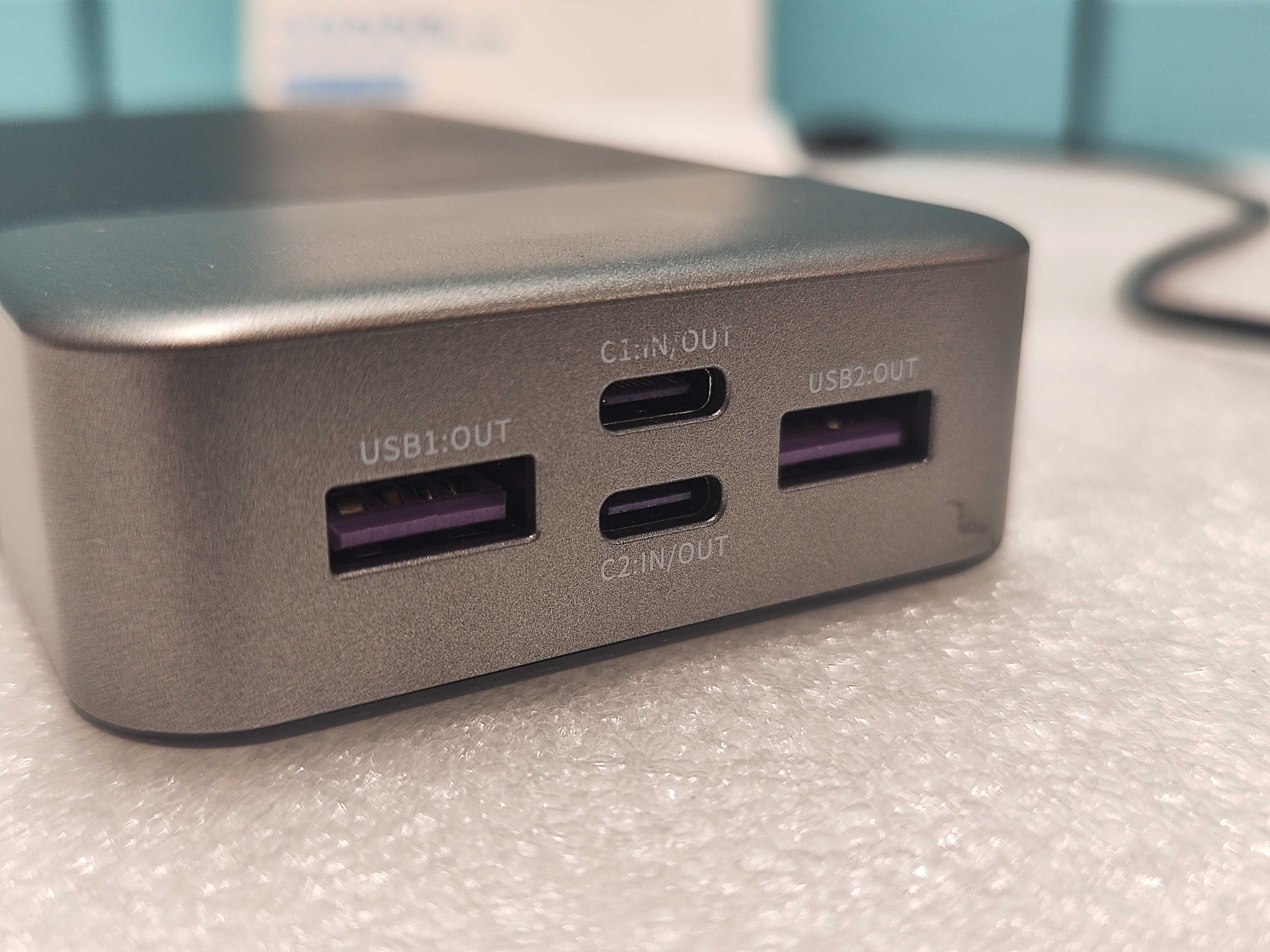 Преносима външна батерия NOBIS 20000mAh с бързо зареждане 45W