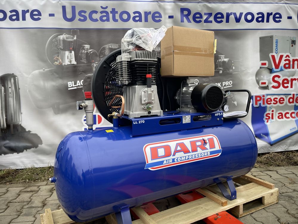 Compresor cu pistoane Fini/Dari 4kw /270l / 11bar