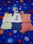 Lot tricou + pantaloni scurti 1 an marimea 80 reserved + h&m