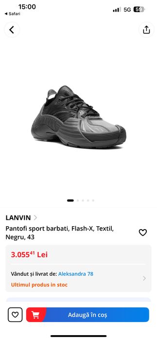 incaltaminte/adidasi Lanvin Flash X