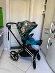 Cybex Priam 3 + тапицерия на DJ Khaled We The Best Blue + чувалче