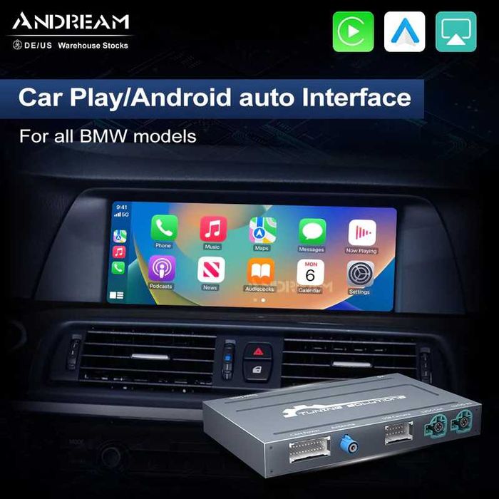 CarPlay și Android Auto BMW E60 E90 E70 E71 F10 F30 F01 I3 X3 X4 X5 X6
