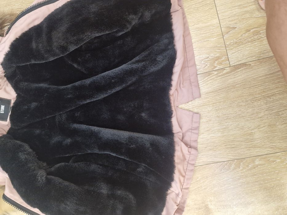 Детско яке с естествен пух