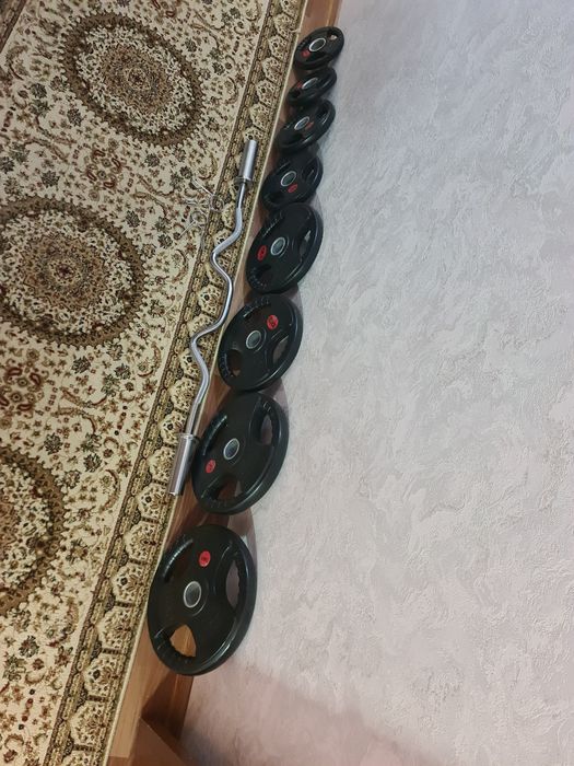 Продам штангу с блинами