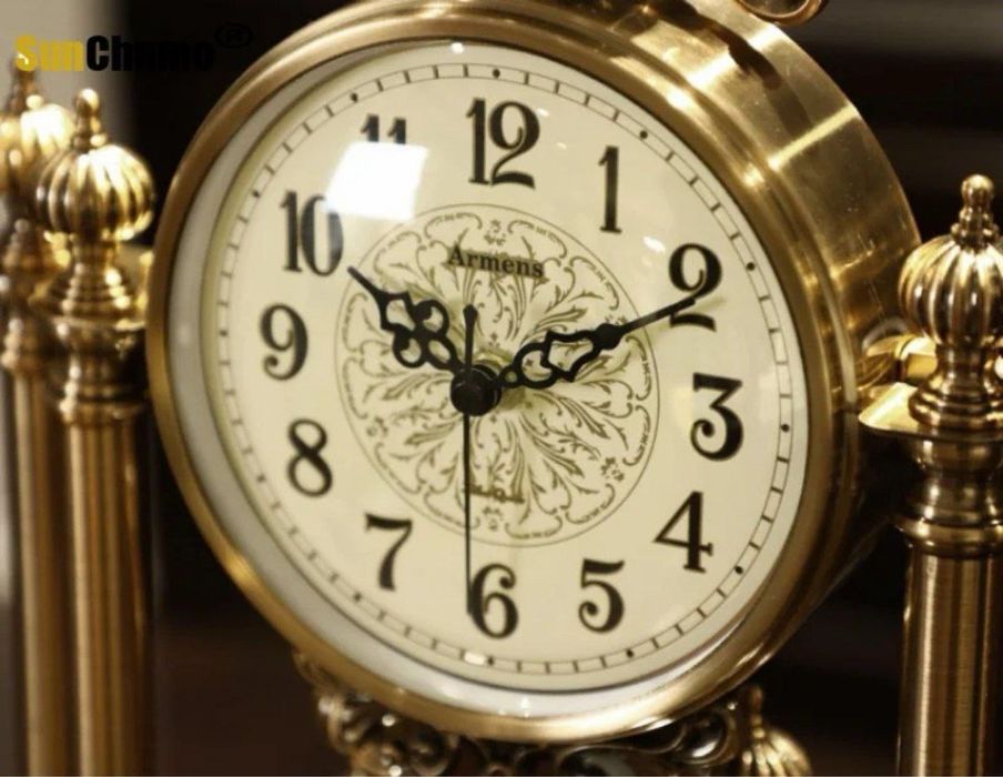Настольные часы винтажные 40 см
