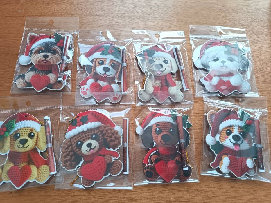 Коледни играчки за елха с късметче