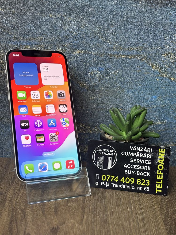 Iphone 12/64Gb/Garantie 2 Ani Centrul de Telefoane/Rate