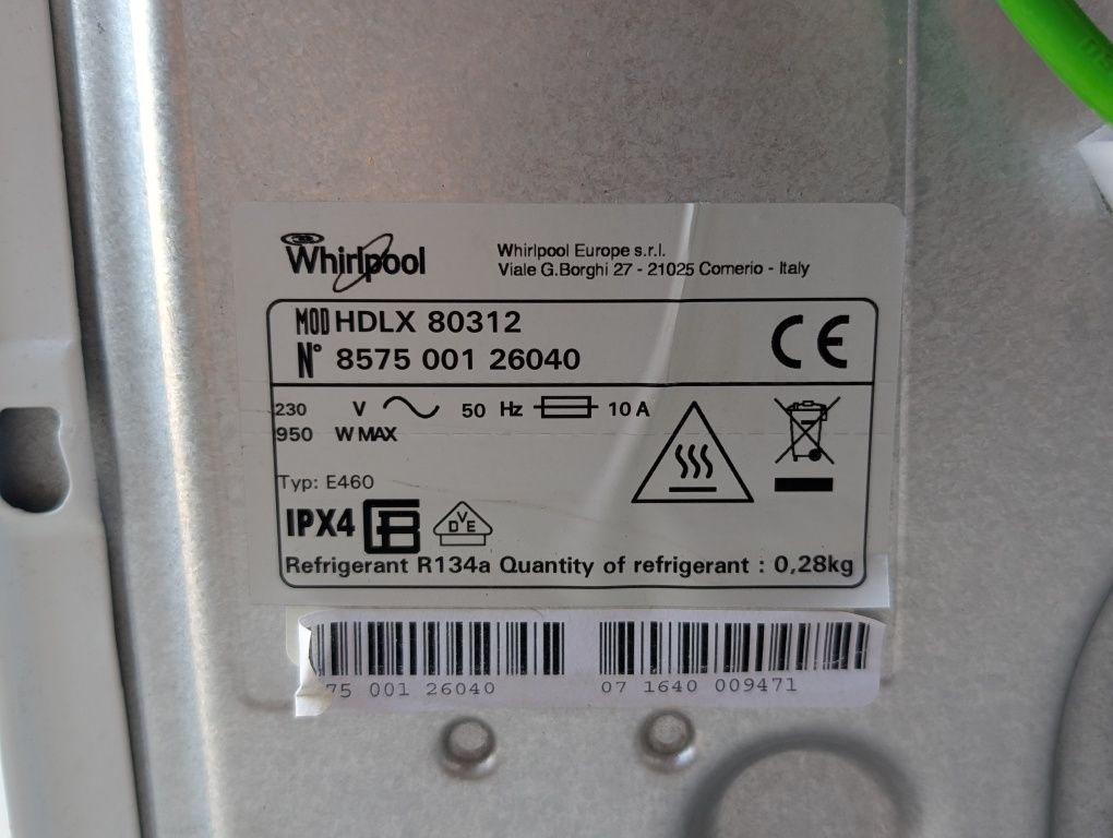 Сушилня Whirlpool HDLX-80312