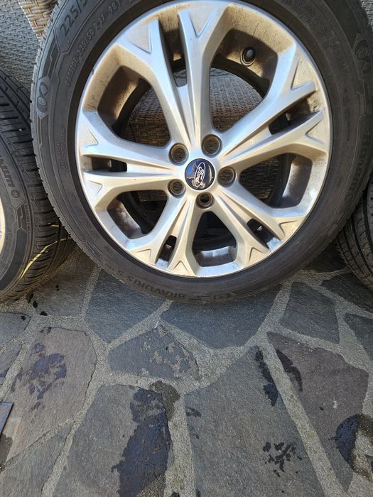 Roți aliaj originale i Ford r17 cu anvelope 225 50 17