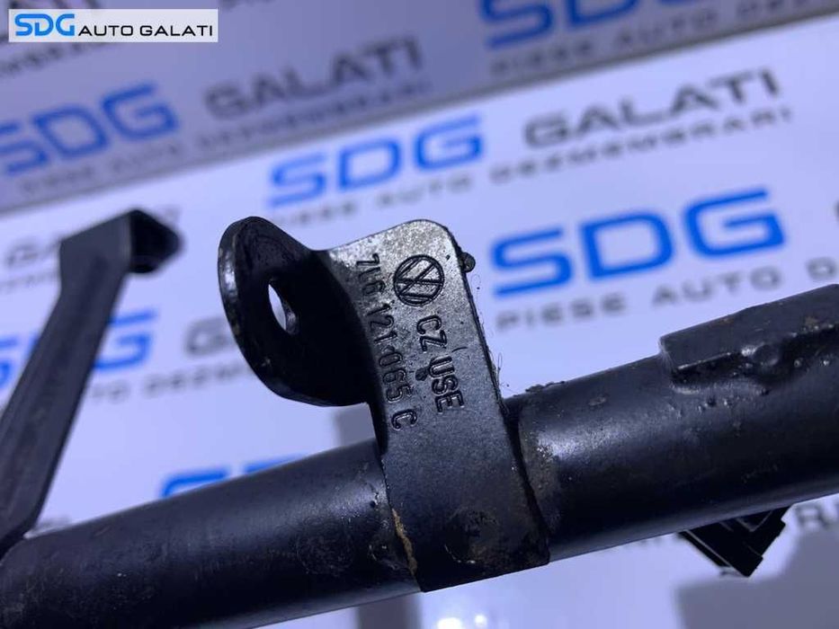 Teava / Conducta Apa Lichid Racire Motor Antigel VW Touareg 2.5TDI BAC BLK BPD BPE 2003 - 2010 Cod 7L6121065C [D0485]