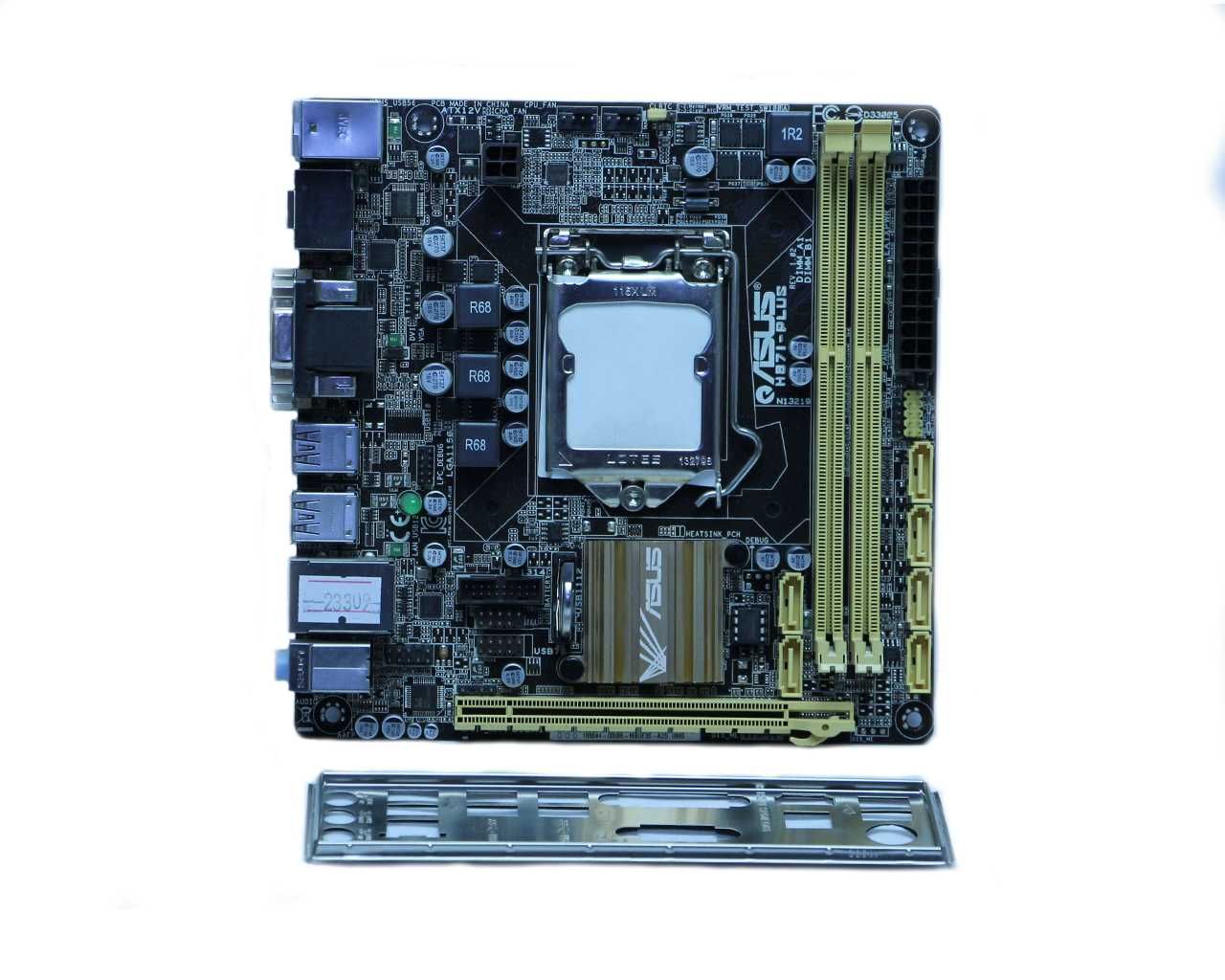 Мат.Плата LGA 1150 ASUS H87I-PLUS 2x DDR3
