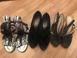 Дамски обувки и сандали на ток 39 - 40 номер