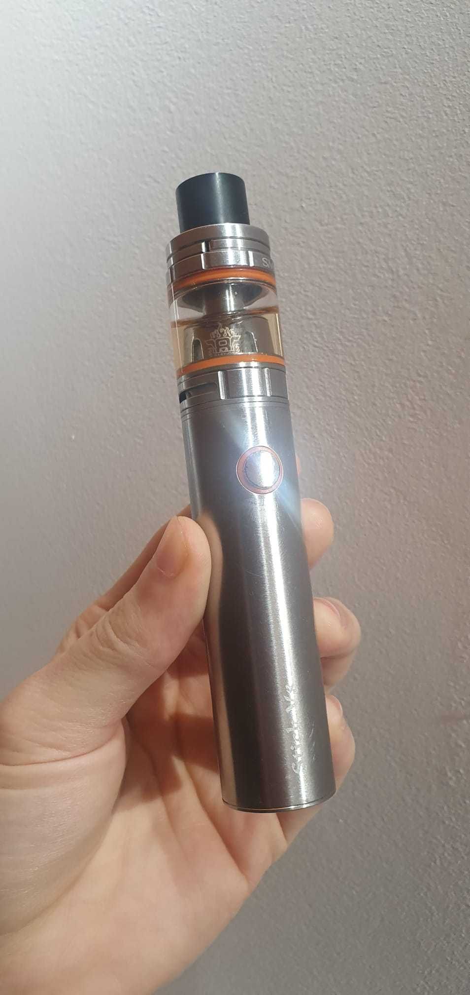 Tigara Electronica Smok Stick V8 silver + atomizor Augvape Merlin Mini