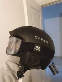 Set casca schi / snowboard marimea L 59-60 cm + ochelari Cygnus