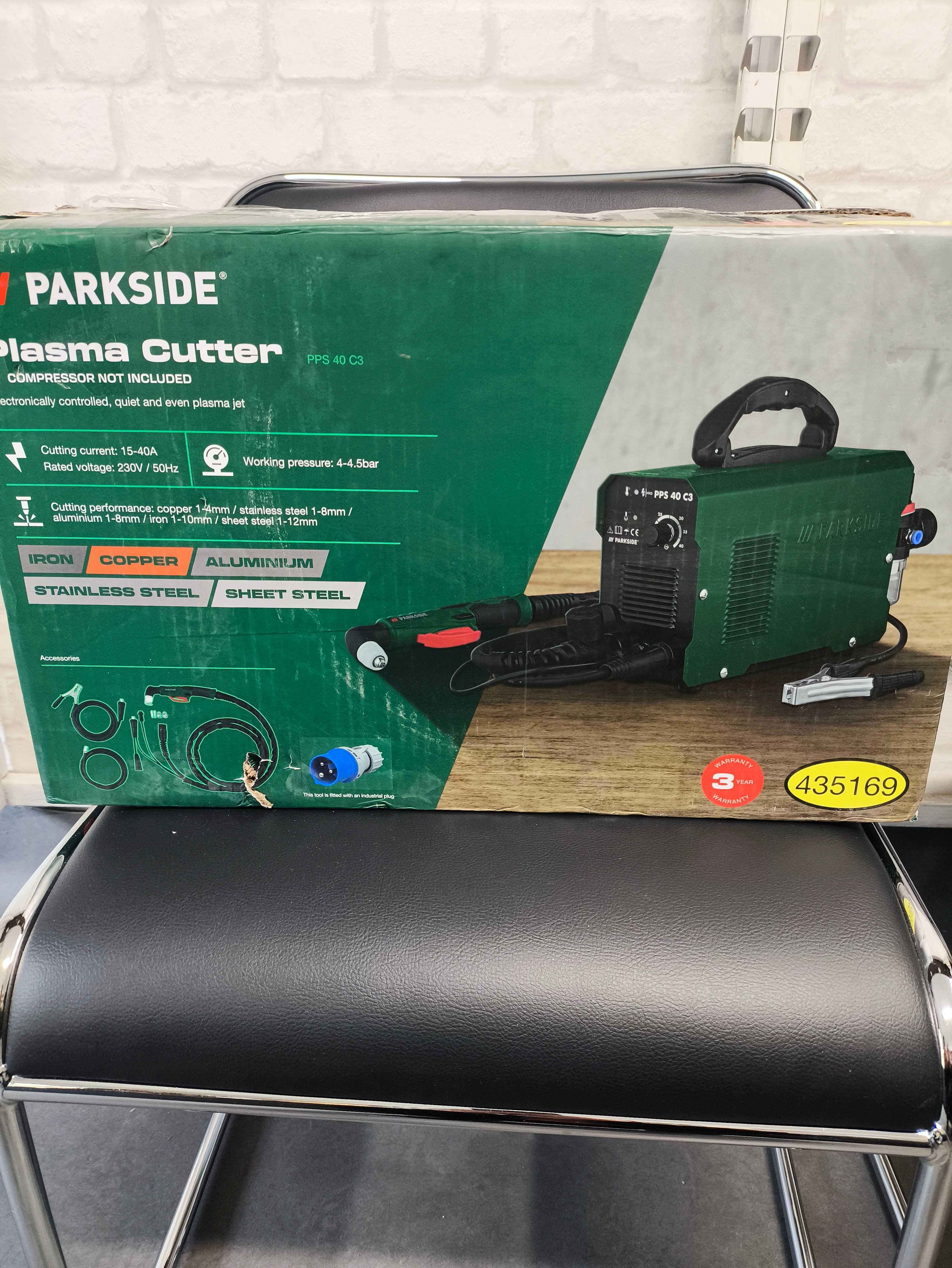 Плазмена резачка PARKSIDE PPS 40 C3 – Нова / Неизползвана!