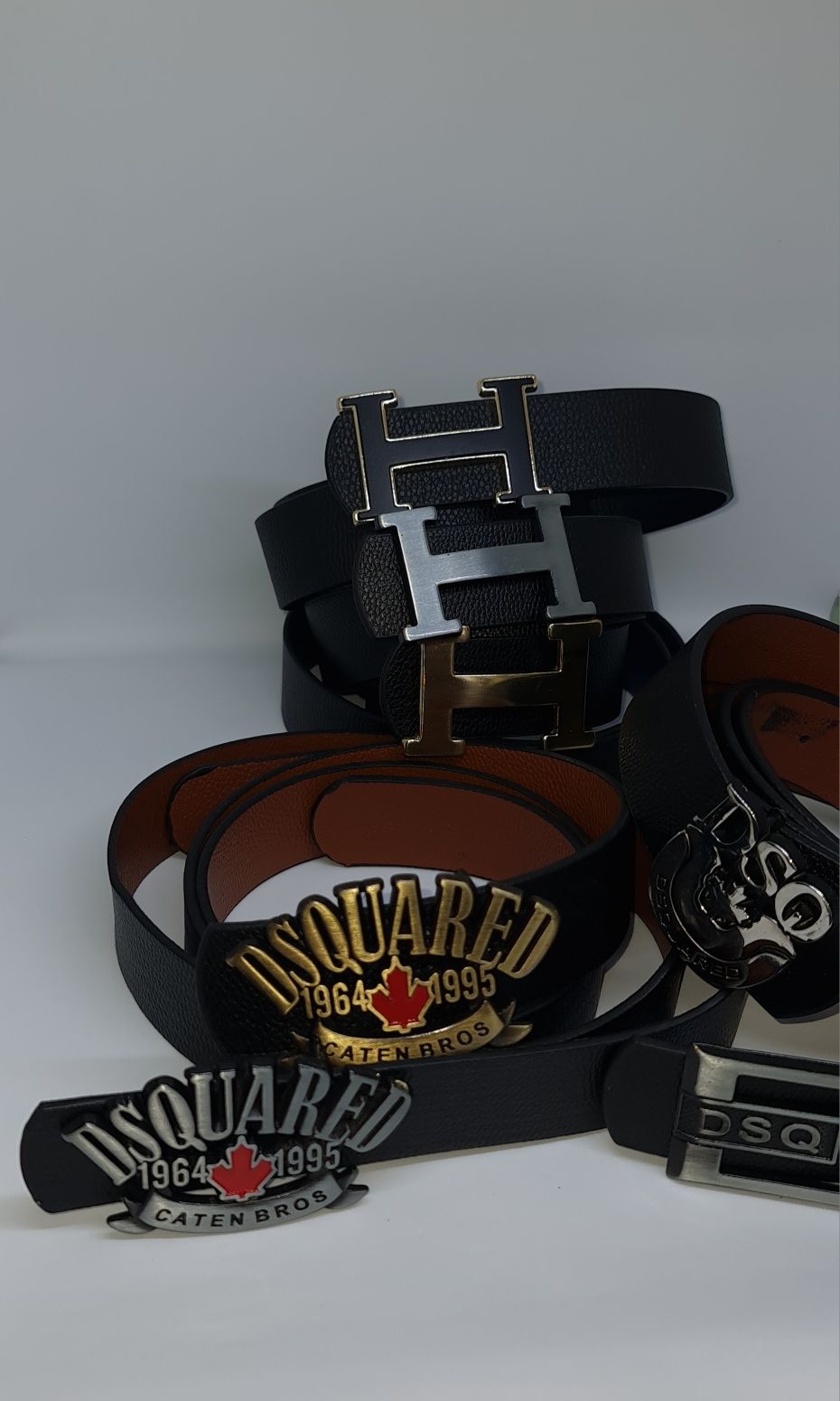 Curea piele  / piele eco / Dsquared2  / amiri  / Burberry