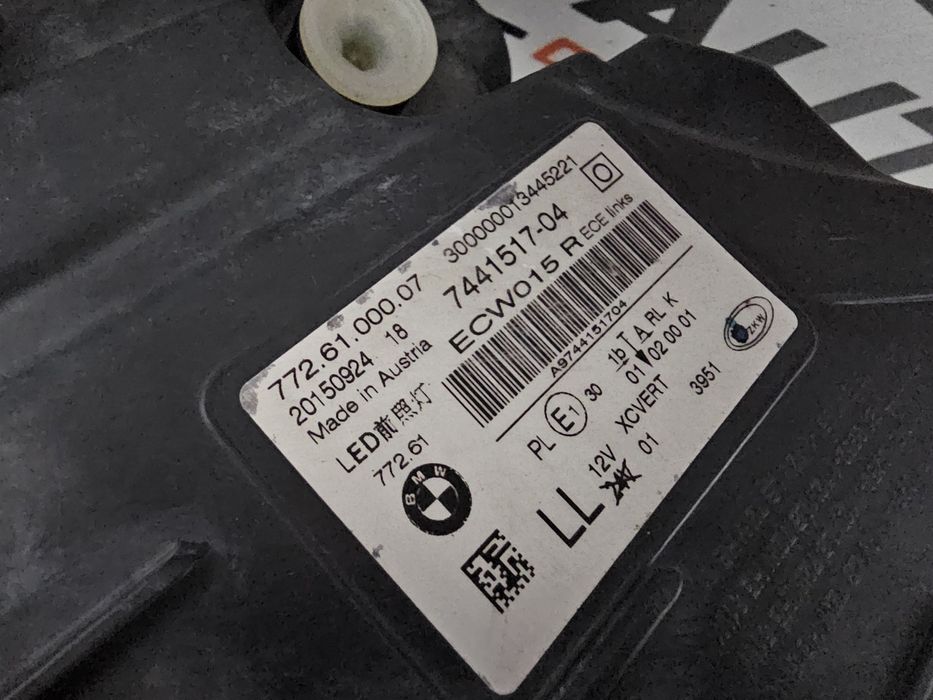 Far stanga led adaptiv Bmw Seria 7 G11 G12 cod 7441517