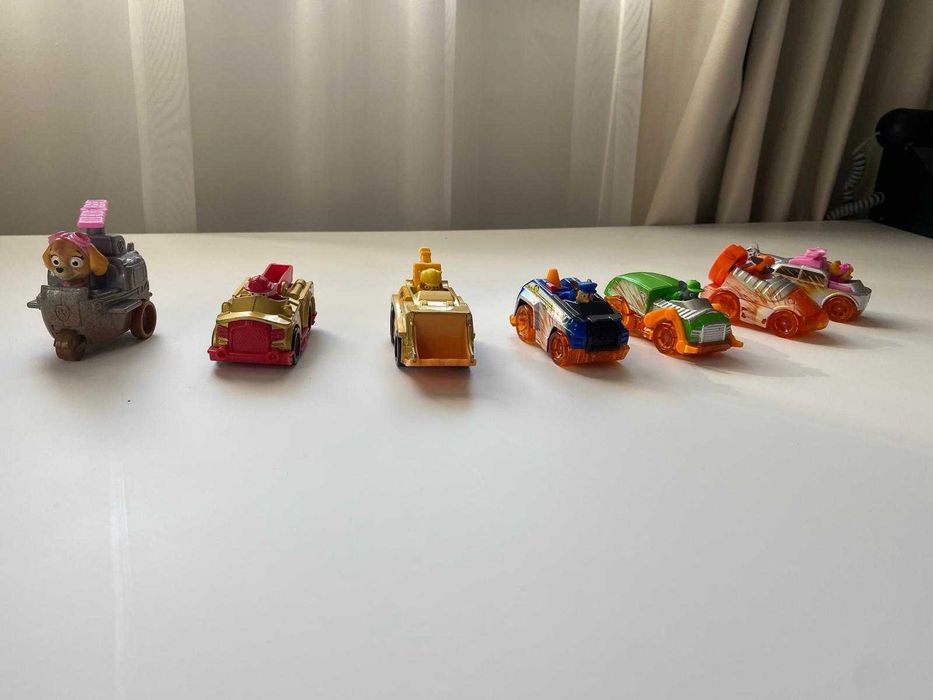 Set 7 masinute paw patrol - Metal Gift back