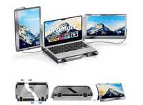Extensor Monitor portabil Teamgee F2 Tri screen 2x"14 IPS