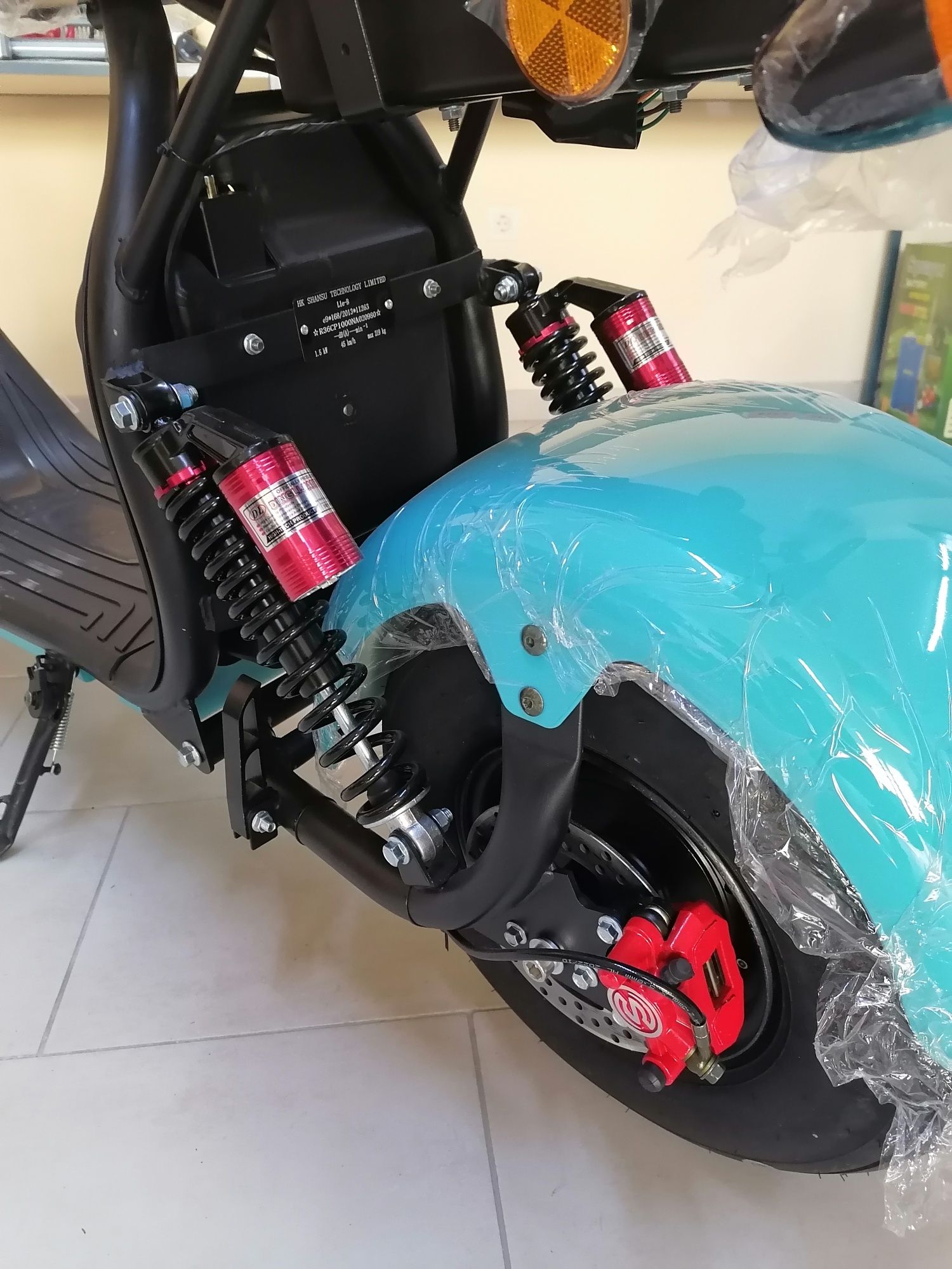 градски електрическои скутер BIG Harley 1500W и с Двойна седалка