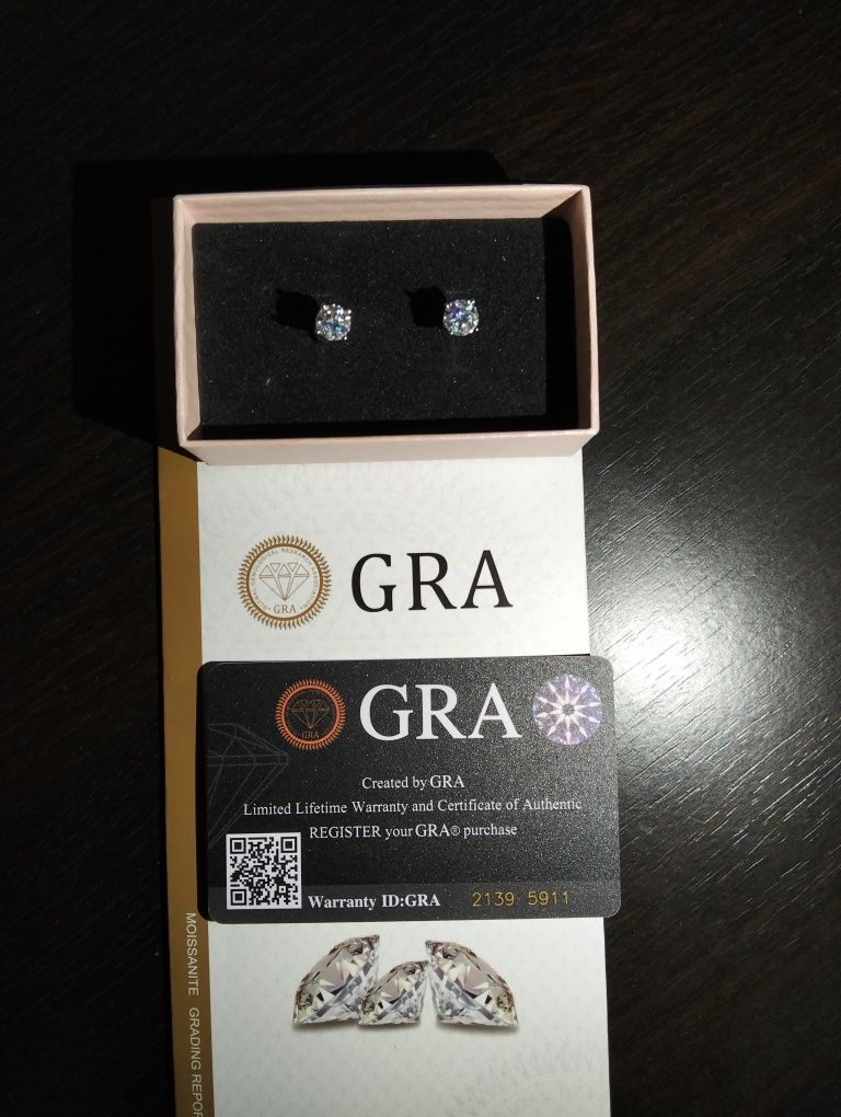 Cerceii "Eternity" – Moissanite 1CT VVS1 în Argint S925