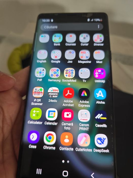 Samsung Note 9 cu stylus pen, incarca doar prin wi-fi (inclus)