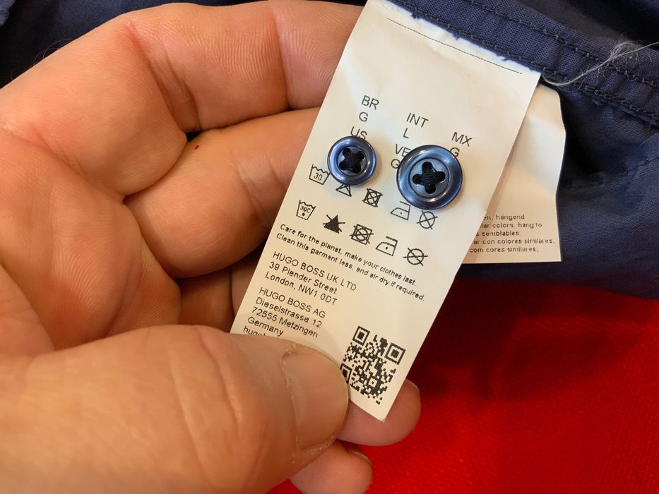 Hugo Boss-оригинална риза 50 л