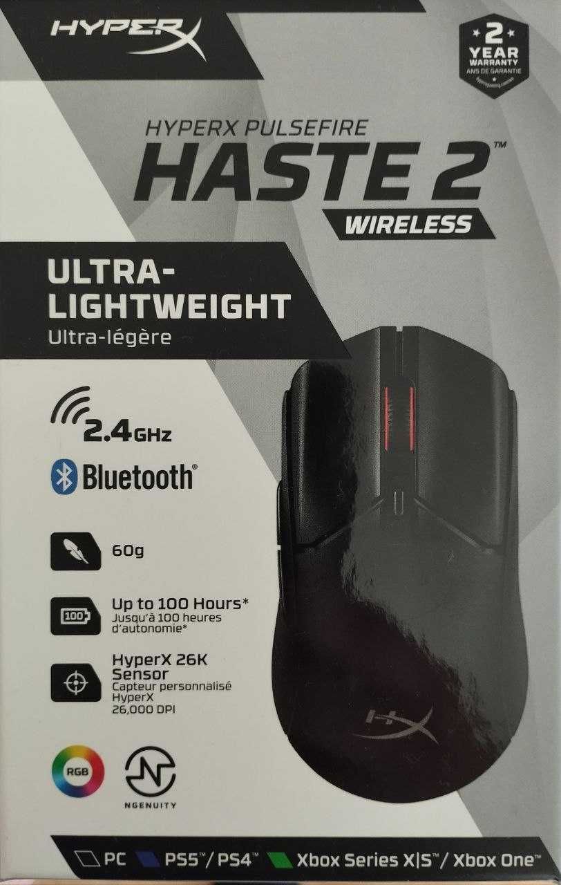 компьютерная мышь hyperx pulsefire haste 2 wireless