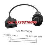 Cablu Adaptor Iveco Daily 38 Pin La Obd2 Pt Autocom Delphi Wurth
