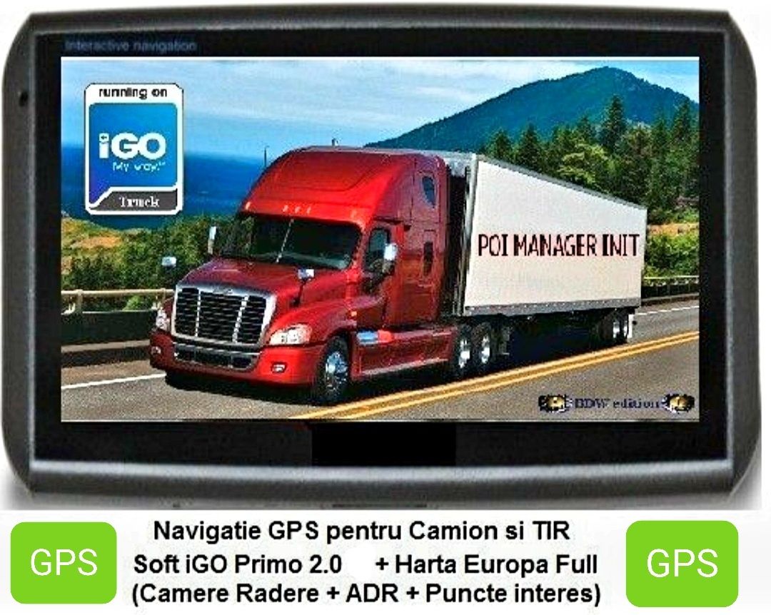 Navigatie gps*2025*CAMION*TIR-TRUCK*Masina-Bus*Full Eu*navigatii auto