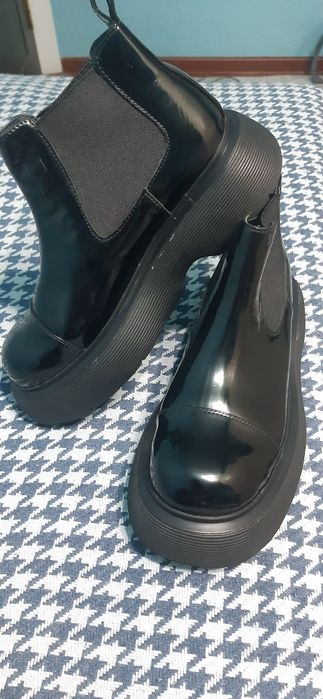 Ботинки кожа лак 41 размер