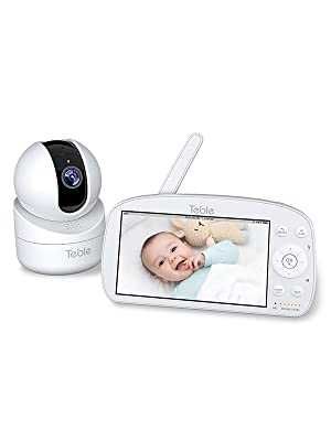 Бебефон с камера Teble – 720p HD, голям дисплей, въртене и зум